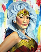 She's a Wonder Painting by Annalisa Rivera-Franz She's a Wonder Painting by Annalisa Rivera-Franz
