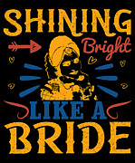 Shining bright like a bride Digital Art by Jacob Zelazny