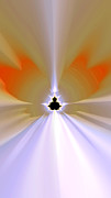 Shining Fractal Angel  Digital Art by Shelli Fitzpatrick