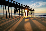 Shining Through, Amelia Island Pier, Florida Photograph by Dawna Moore Photography