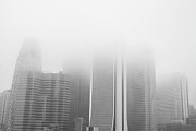 Shinjuku Fogscape - Tokyo in Silence Photograph by Matthias Hauser