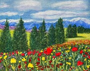 Shrine Pass in Colorado Painting by Sue Carmony Shrine Pass in Colorado Painting by Sue Carmony