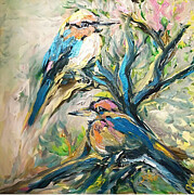 Sihek Pair Collaboration Painting by Michelle Pier