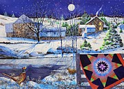 Silent Night Painting by Diane Phalen
