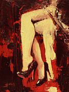 Silent Seduction Painting by Sv Bell
