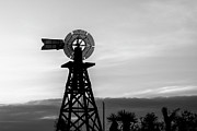 Silhouetted windmill in Texas Photograph by Carol Highsmith