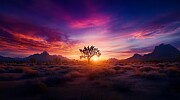 Silhouettes at Sunset Digital Art by Sven Andersen
