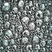 Silver Shapes Digital Art by Phil Perkins