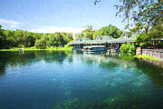 Silver Springs Digital Art by Jerry Dalrymple
