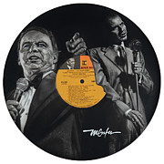 Sinatra Through The Years Painting by Dan Menta