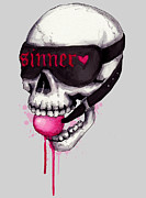 Sinner Drawing by Ludwig Van Bacon