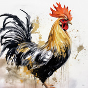 Sir Duke Cluckington Painting by Tina LeCour Sir Duke Cluckington Painting by Tina LeCour
