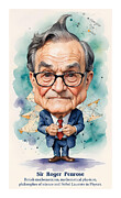 Sir Roger Penrose Digital Art by Greg Joens