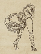 Sketch no. 0296 Drawing by Sv Bell