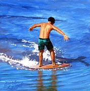 Skim 360 - 7 of 8 Painting by Alice Leggett