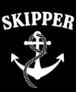 Skipper Of The Boat Digital Art by Flippin Sweet Gear