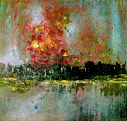 Sky Fall Painting by Karen Lillard Sky Fall Painting by Karen Lillard