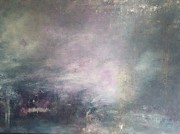Sky Smoke Cloud Abstract Abstract Art Painting Painting by N Akkash