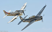 Skyraider and Avenger Photograph by Matt Abrams