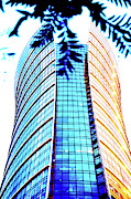 Skyscraper And Palm In Warsaw, Poland Photograph by John Siest