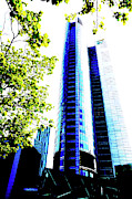 Skyscraper And Tree In Warsaw, Poland Photograph by John Siest