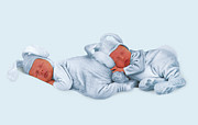 Sleeping Bunnies #7 Photograph by Anne Geddes