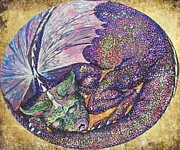 Sleeping Dragon Painting by Merana Cadorette
