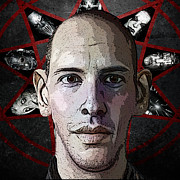 Slipknot parody portrait Digital Art by Christina Fairhead Art and Merch