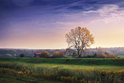 Small farm in the river valley Photograph by Dejan Travica Small farm in the river valley Photograph by Dejan Travica