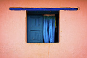 Small window with blue drapery, Guatemala Photograph by Tatiana Travelways Small window with blue drapery, Guatemala Photograph by Tatiana Travelways