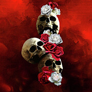 Smell The Roses - While You Can Digital Art by Bamalam Art