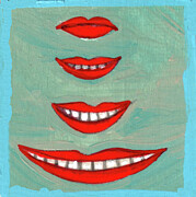 Smile Lessons Painting by Jo Potocki