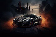 Smoke-Kissed Grandeur Painting by Lourry Legarde