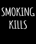 Smoking Kills Shirt Digital Art by Flippin Sweet Gear