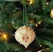 Snow Maiden Christmas Tree Ornament Mixed Media by Roger Swezey