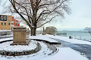 Snowy Coles Hill Plymouth MA Photograph by Janice Drew