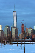 Snowy day in New York CITY NY Photograph by Habib Ayat