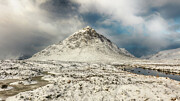Snowy Mountain Winter Landscape Photograph by Grant Glendinning