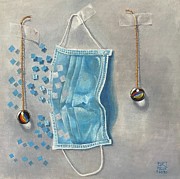 Social Distance Painting by Roger Calle Social Distance Painting by Roger Calle