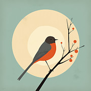 Solace of Feathers Painting by Lourry Legarde Solace of Feathers Painting by Lourry Legarde