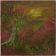 Solitude Hazy Sun Painting by Tammy Nara