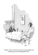 Something Way Worse Drawing by Teresa Burns Parkhurst