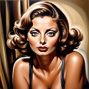 Sophia Loren - Timeless Elegance and Italian Cinema Icon Mixed Media by Retro Movie Posters Sophia Loren - Timeless Elegance and Italian Cinema Icon Mixed Media by Retro Movie Posters
