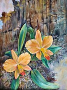 Sophrolaeliocattleya Painting by Merana Cadorette Sophrolaeliocattleya Painting by Merana Cadorette