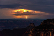 South Rim Lightining Photograph by Ian Stotesbury