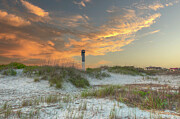 Southern Dunes - Sullivan's Island Lighthouse - Charleston Photograph by Dale Powell Southern Dunes - Sullivan's Island Lighthouse - Charleston Photograph by Dale Powell