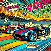 Speedway Victory Digital Art by Retro Movie Posters