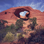 Spider Canyon Arch-SQ Photograph by Tom Daniel