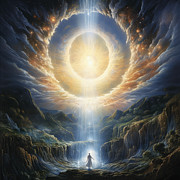 Spiritual Awakening Art Painting by Lourry Legarde
