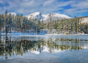 Sprague Lake First Freeze Photograph by Darren White Sprague Lake First Freeze Photograph by Darren White